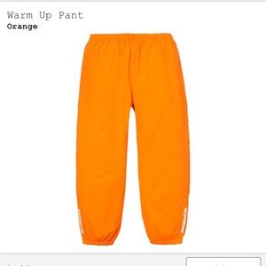 SUPREME WORM UP PANTS LARGE
